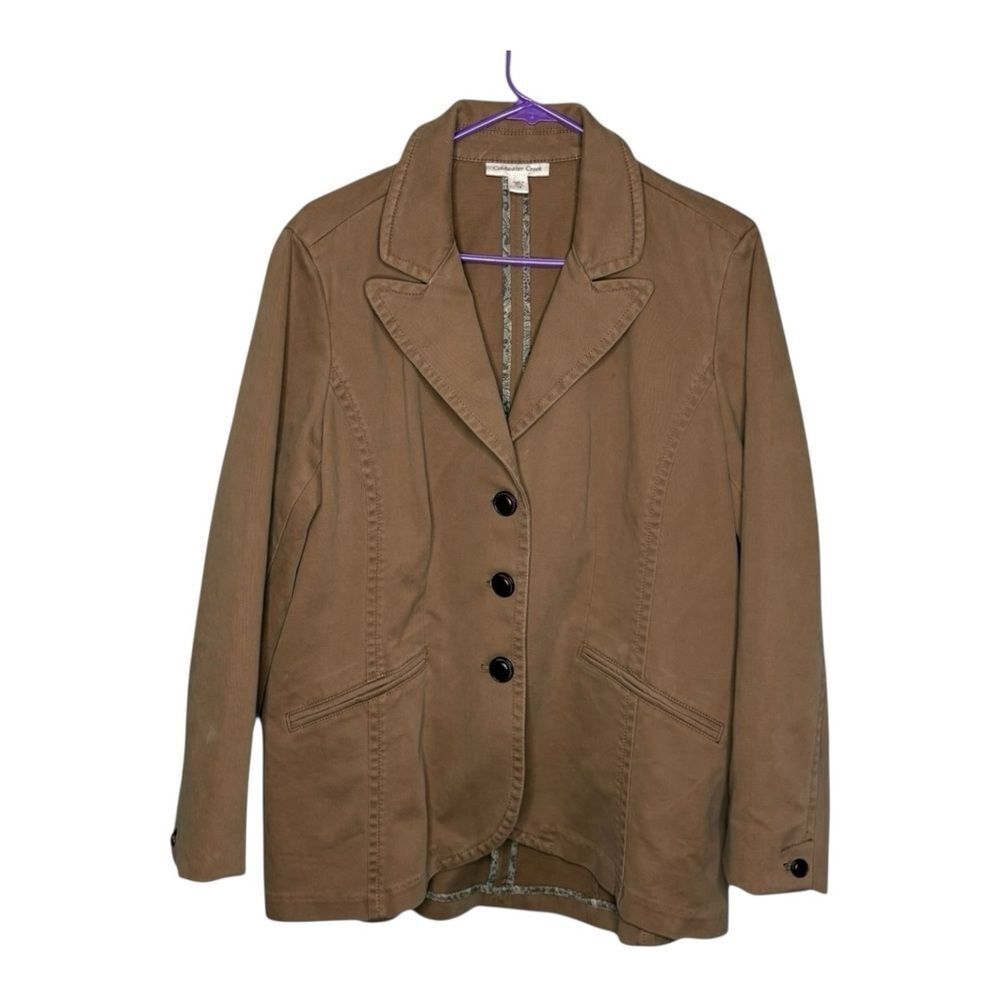 Coldwater Creek Blazer Jacket Womens 16
Equestrian Brown Lightweight Western